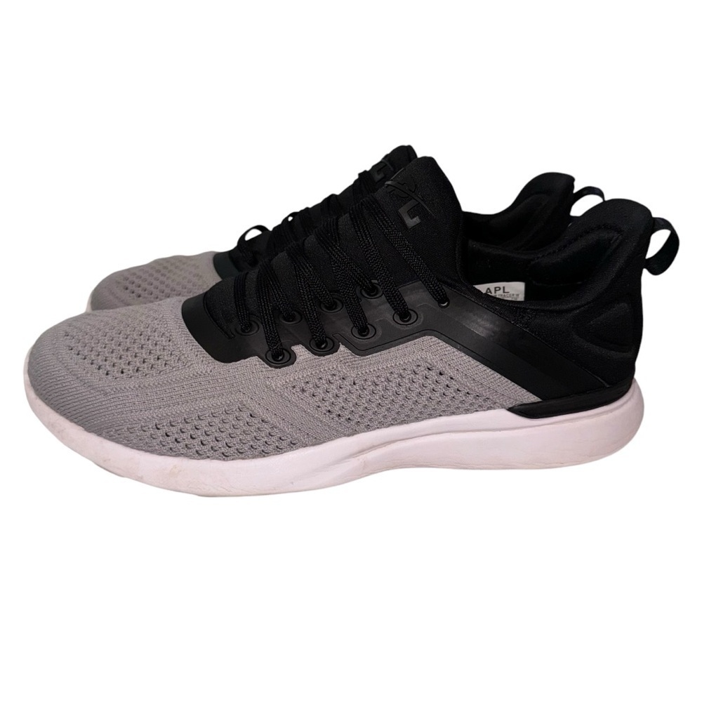 APL TechLoom Knit Slip-On Sneaker - Gray/Black